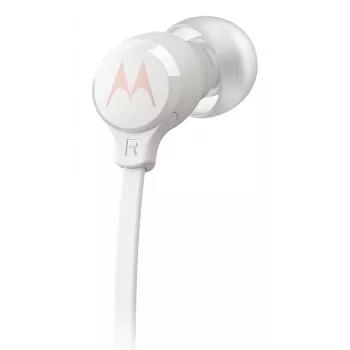 Ausinės Motorola EARBUDS3CSWHITE, laidinės, į ausį, skambučiams/muzikai, USB Type-C, baltos