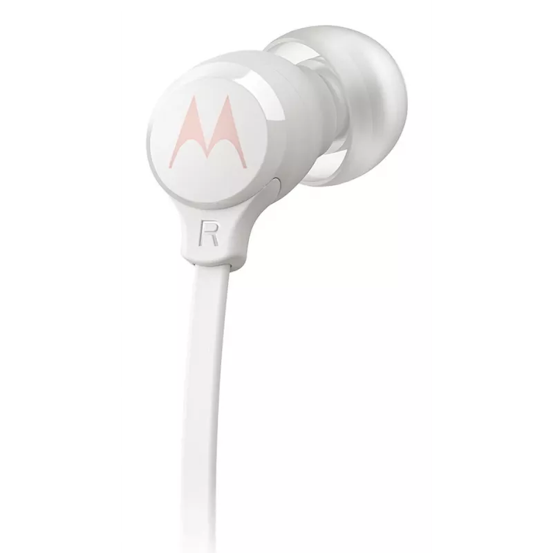 Ausinės Motorola EARBUDS3CSWHITE, laidinės, į ausį, skambučiams/muzikai, USB Type-C, baltos