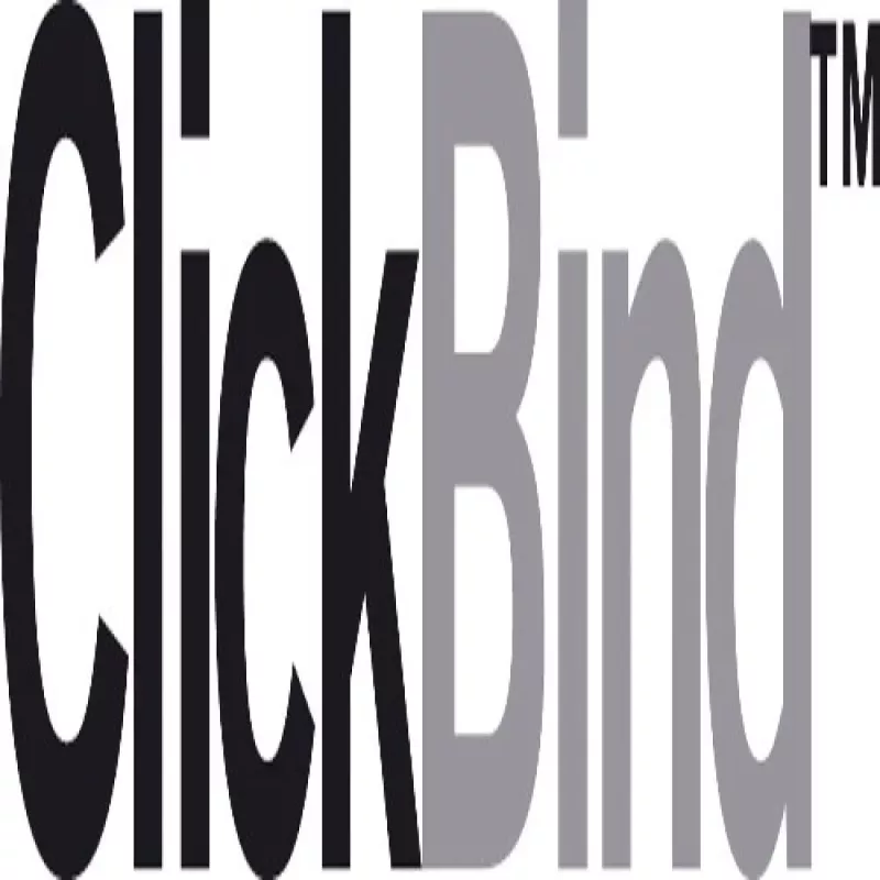 GBC ClickBind viršelis A4 34R 8mm, juodas, 45 lapų, plastikinis