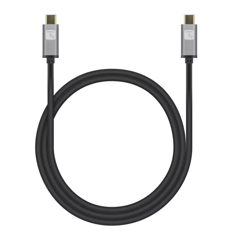 Techly ICOC-MUSB322-CM-010 USB 3.2 Gen 2 kabelis, USB-C kištukas, 1 m, juodas