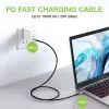 Techly ICOC-MUSB322-CM-010 USB 3.2 Gen 2 kabelis, USB-C kištukas, 1 m, juodas