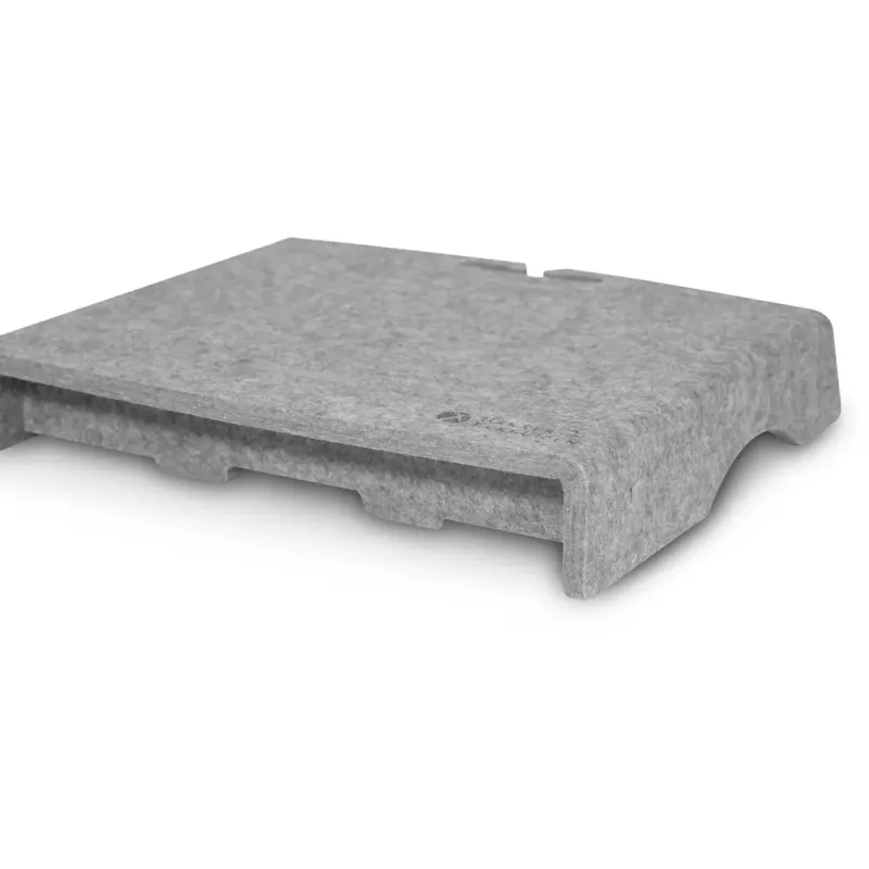 BakkerElkhuizen Q-Riser 50 Circular 76,2 cm stovas monitoriui pilkas