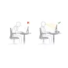 BakkerElkhuizen Q-Riser 50 Circular 76,2 cm stovas monitoriui pilkas