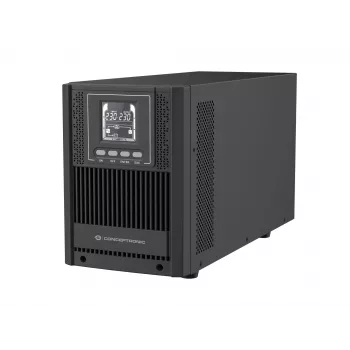 Conceptronic ZEUS52E2K 2000VA 1800W Online Tower UPS, IEC, Dvigubo keitimo (Online), 2 kVA, 1800 W, sinusoidė, 220 V, 240 V