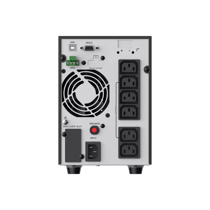 Conceptronic ZEUS52E2K 2000VA 1800W Online Tower UPS, IEC, Dvigubo keitimo (Online), 2 kVA, 1800 W, sinusoidė, 220 V, 240 V