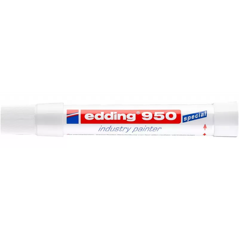 Permanentinis markeris su kulka antgaliu Edding 950 baltas