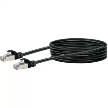 Tinklo kabelis Schwaiger CKB6025 053 RJ-45 Cat6 2,5 m Juodas