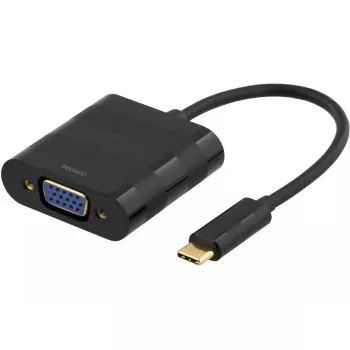 Deltaco USBC-VGA vaizdo kabelio adapteris