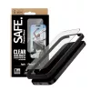 PanzerGlass SAFE. apsauginis stiklas su juodu rėmeliu iPhone 17 | 16 Pro | Ultra-Wide Fit su EasyAligner