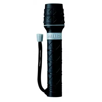 Philips LightLife SFL3361/10 rankinis žibintuvėlis, juodas, guminis korpusas, 2.4 V