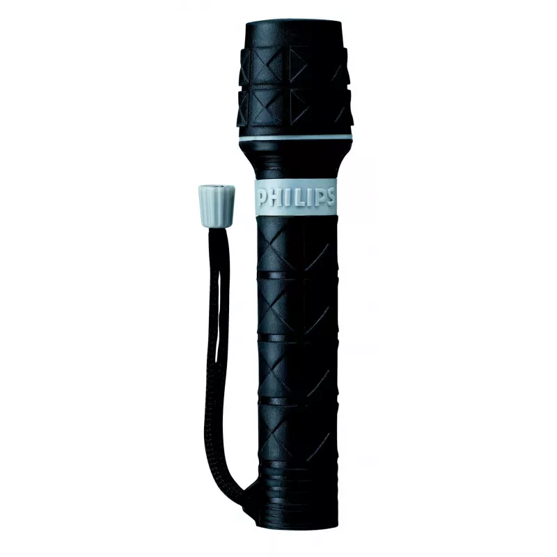 Philips LightLife SFL3361/10 rankinis žibintuvėlis, juodas, guminis korpusas, 2.4 V
