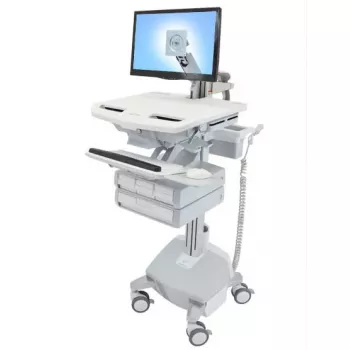 Multimedijos vežimėlis Ergotron StyleView aliuminio pilkai baltas