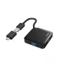 Hama USB 3.2 Gen 1 4 prievadų USB Hub su USB-C adapteriu