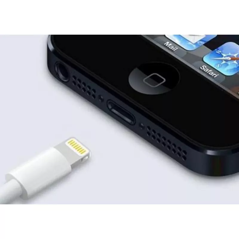 Techly ICOC APP-8WH1 laidas Lightning 1 m baltas