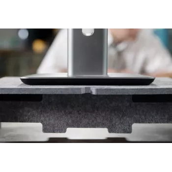 BakkerElkhuizen Q-riser 110 Circular 76.2 cm stovas monitoriui pilka