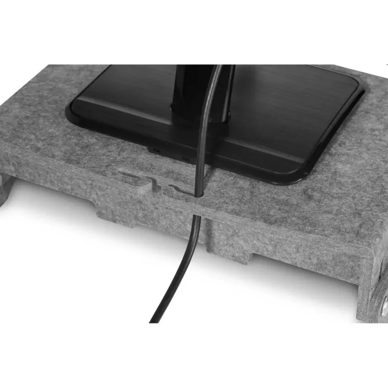 BakkerElkhuizen Q-riser 110 Circular 76.2 cm stovas monitoriui pilka