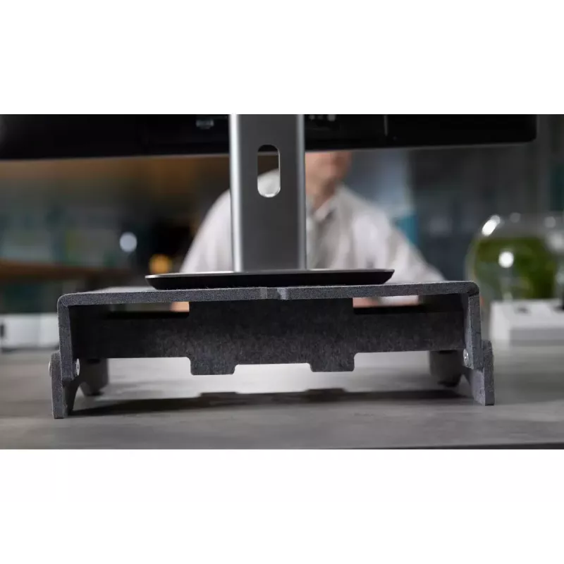 BakkerElkhuizen Q-riser 110 Circular 76.2 cm stovas monitoriui pilka