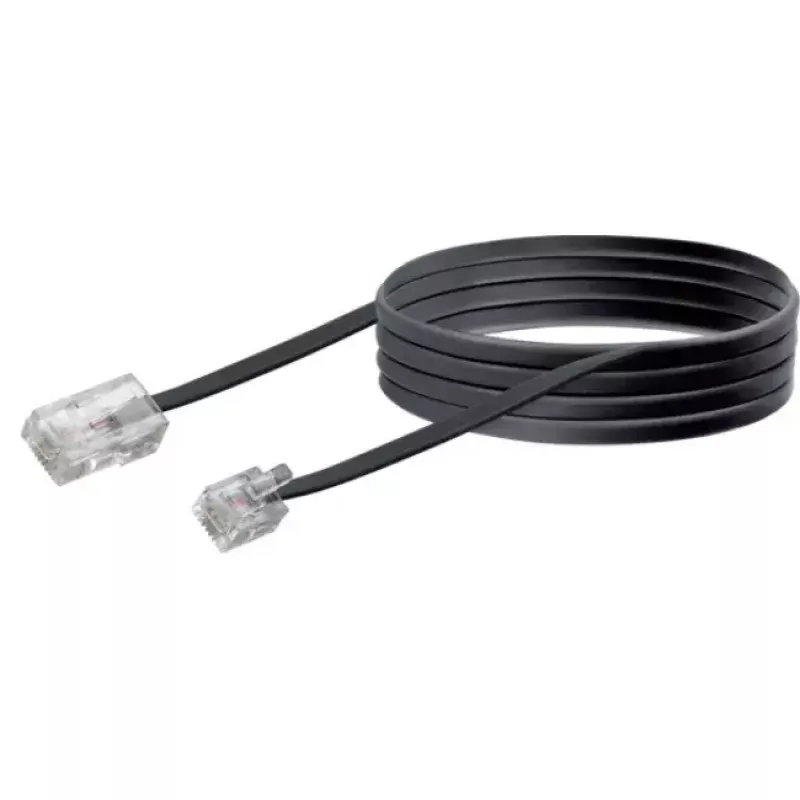 Schwaiger RJ-11 – RJ-45 jungiamasis kabelis 6,0 m juodas