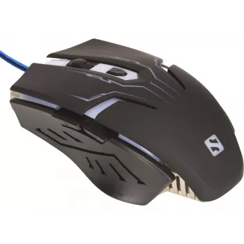 Sandberg Eliminator Mouse, dešinė ranka, USB Type-A, 2400 DPI, juoda