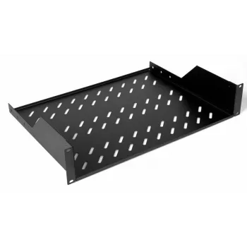 Rack lentyna Equip Fixed Shelf 19 inch 2U 800MM Juoda