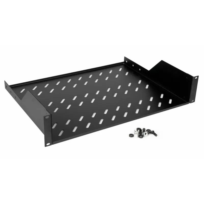 Rack lentyna Equip Fixed Shelf 19 inch 2U 800MM Juoda