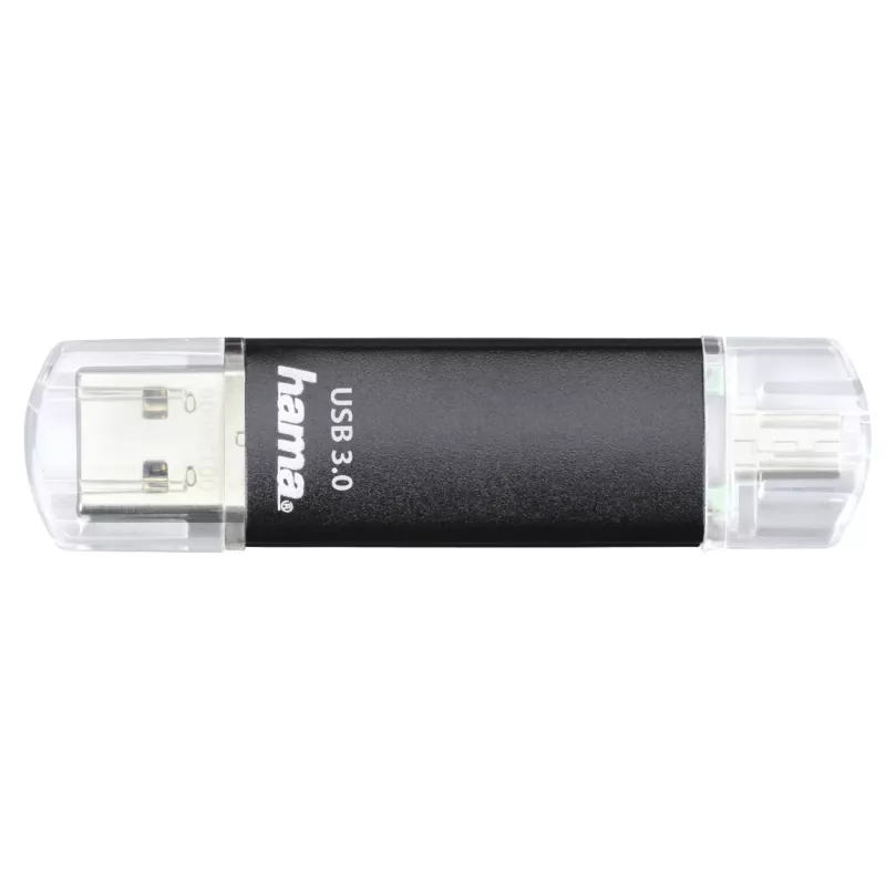 „Hama Laeta Twin“ USB atmintukas 256 GB USB Type-A / Micro-USB 3.2 Gen 1 (3.1 Gen 1) juodas