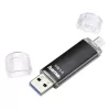 „Hama Laeta Twin“ USB atmintukas 256 GB USB Type-A / Micro-USB 3.2 Gen 1 (3.1 Gen 1) juodas