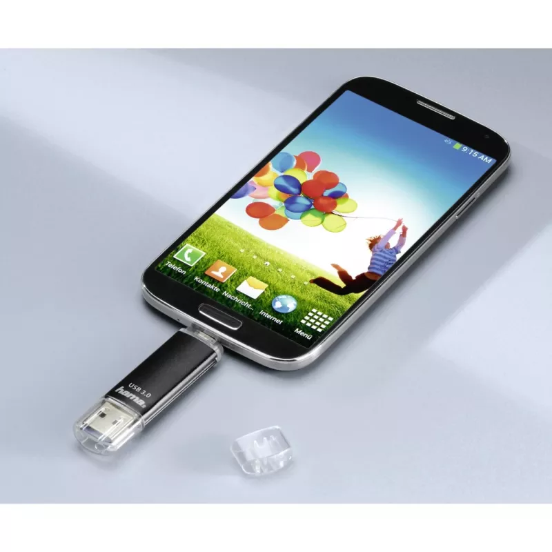 „Hama Laeta Twin“ USB atmintukas 256 GB USB Type-A / Micro-USB 3.2 Gen 1 (3.1 Gen 1) juodas