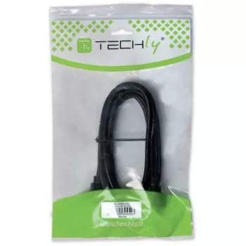 Techly USB 2.0 kabelis A kištukas / B kištukas kampuotas 1m ICOC U-AB-10-ANG