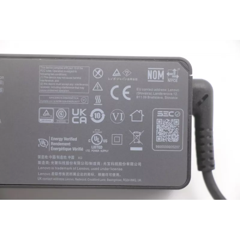 Lenovo 5A10W86253 maitinimo adapteris / keitiklis 65 W, juodas