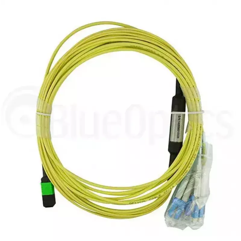 BlueOptics CBL-MPO12-4LC-SMF-1M InfiniBand šviesolaidinis kabelis MPO 4x LC 1 m