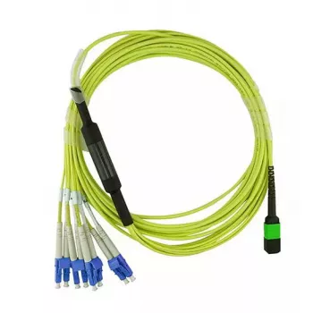 BlueOptics CBL-MPO12-4LC-SMF-1M InfiniBand šviesolaidinis kabelis MPO 4x LC 1 m