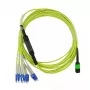 BlueOptics CBL-MPO12-4LC-SMF-1M InfiniBand šviesolaidinis kabelis MPO 4x LC 1 m