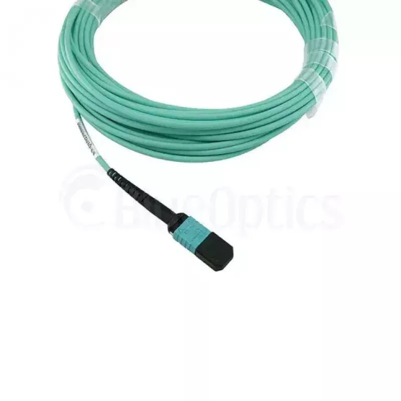 Šviesolaidinis kabelis BlueOptics CBL-NTWK-0892-OPF300L-BO MPO OM3 30 m Cyan
