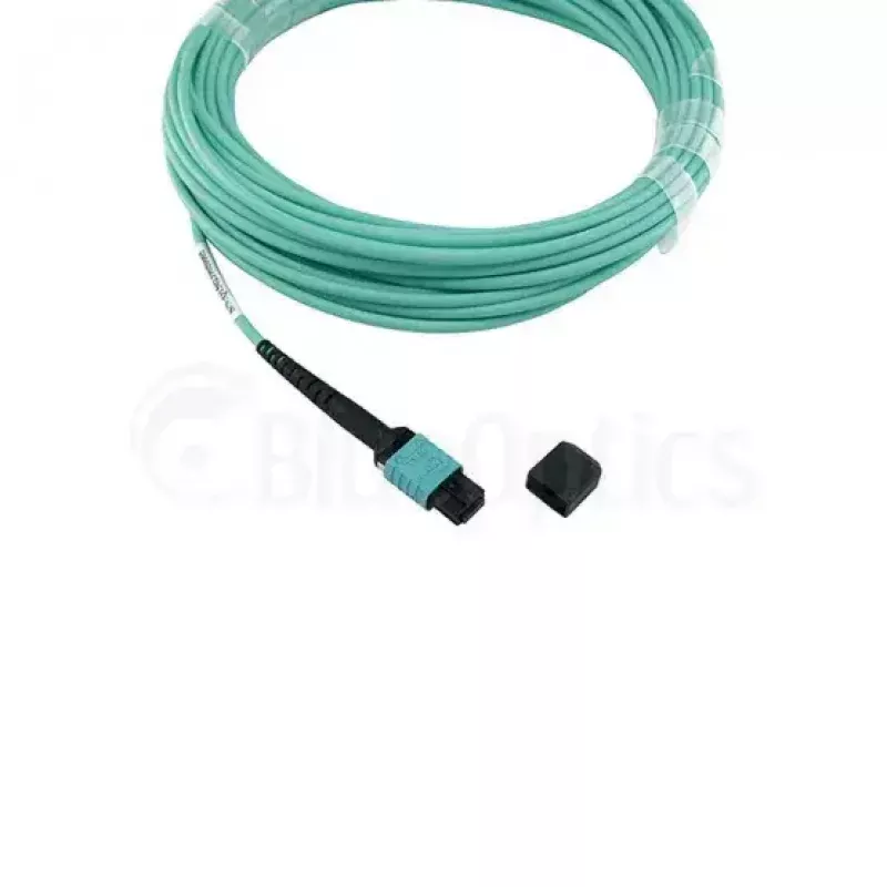 Šviesolaidinis kabelis BlueOptics CBL-NTWK-0892-OPF300L-BO MPO OM3 30 m Cyan