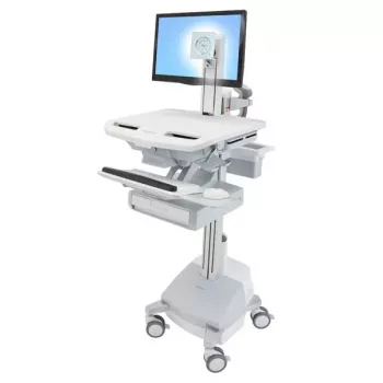 Multimedijos vežimėlis Ergotron StyleView aliuminis pilkai baltas