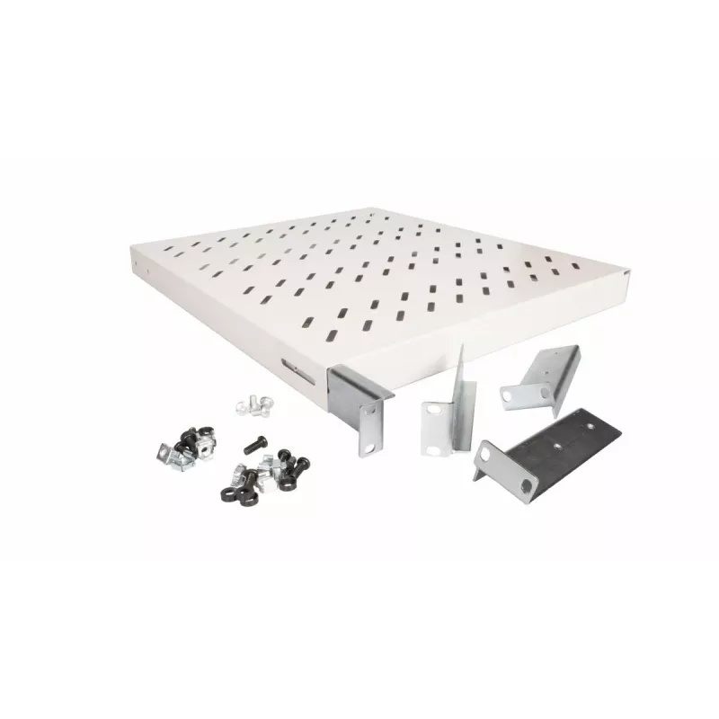 Rack lentyna Equip Variable Shelf 19 inch 1U 500 mm pilka