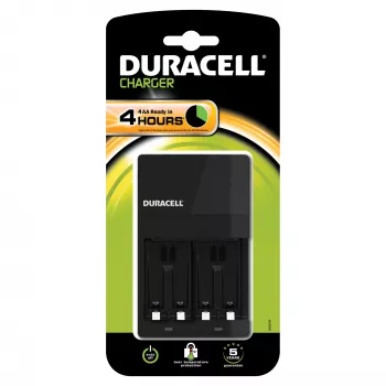 Duracell CEF14 įkroviklis su 2xAA 1300mAh baterijomis