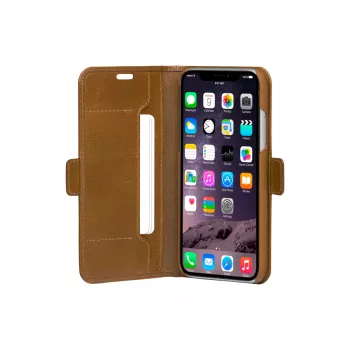 dbramante1928 Copenhagen Slim - iPhone 11/XR - Tan, dėklas su pinigine