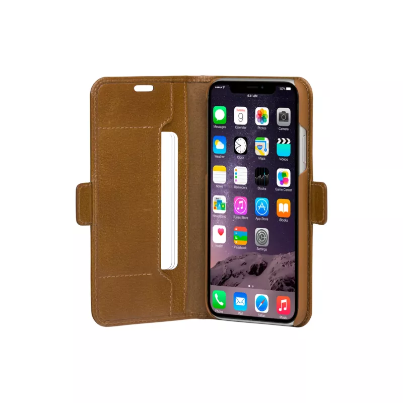 dbramante1928 Copenhagen Slim - iPhone 11/XR - Tan, dėklas su pinigine