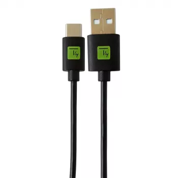 Techly ICOC MUSB20-CMAM20T USB 2.0 laidas 2 m USB A USB C juodas