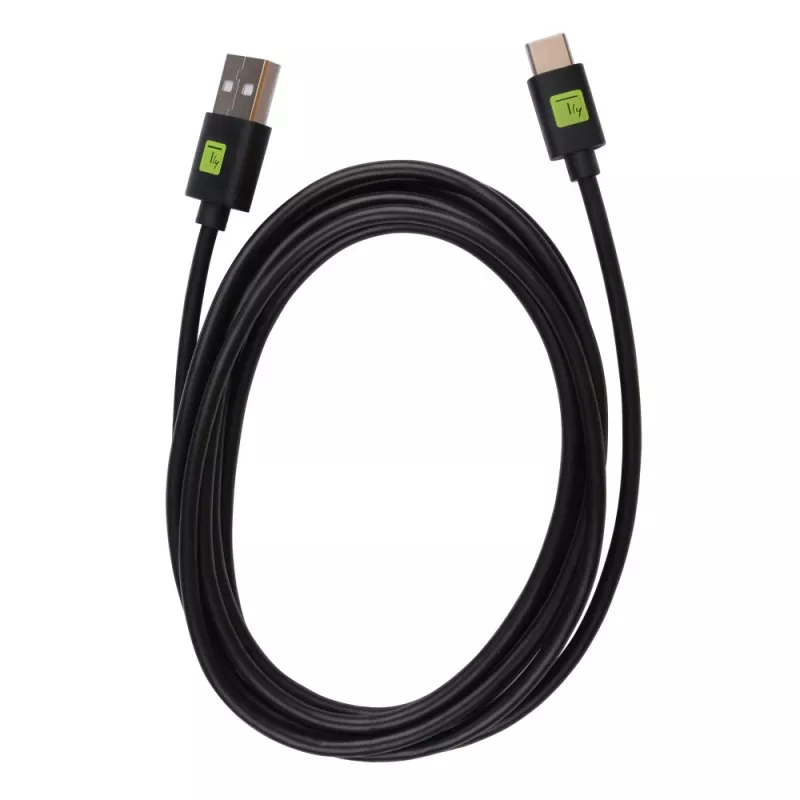 Techly ICOC MUSB20-CMAM20T USB 2.0 laidas 2 m USB A USB C juodas