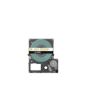Lipnių juosta Epson LK-6TKN auksinė skaidri 2,4 cm terminio perkėlimo