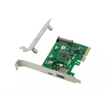 Conceptronic EMRICK PCIe kortelė USB 3.2 Gen 2, 1 prievadas USB-C ir 1 prievadas USB-A