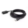 Techly IUSB-REP20TY USB 2.0 ilginamasis kabelis 5 m USB A juodas