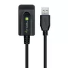 Techly IUSB-REP20TY USB 2.0 ilginamasis kabelis 5 m USB A juodas