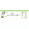 Techly IUSB-REP20TY USB 2.0 ilginamasis kabelis 5 m USB A juodas