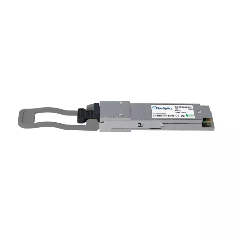 Skaidulinės optikos siųstuvas-imtuvas BlueOptics 40G-QSFP-SR-MM850-BIDI-BO 40000 Mbit/s