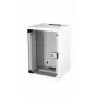 Equip Eco Mount sieninis 10 inch kabinetas, 9U, 300x300 mm, RAL7035 pilkas