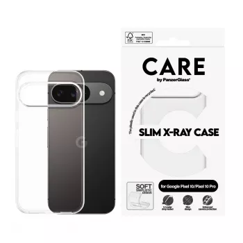 Dangtelis PanzerGlass CARE by Fashionable Case Transparent X-Ray Soft Basic Google Pixel 10 10 Pro